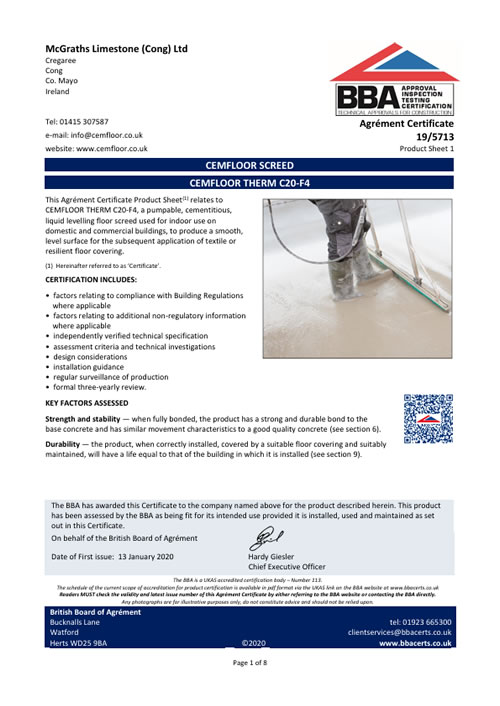 Cemfloor Therm