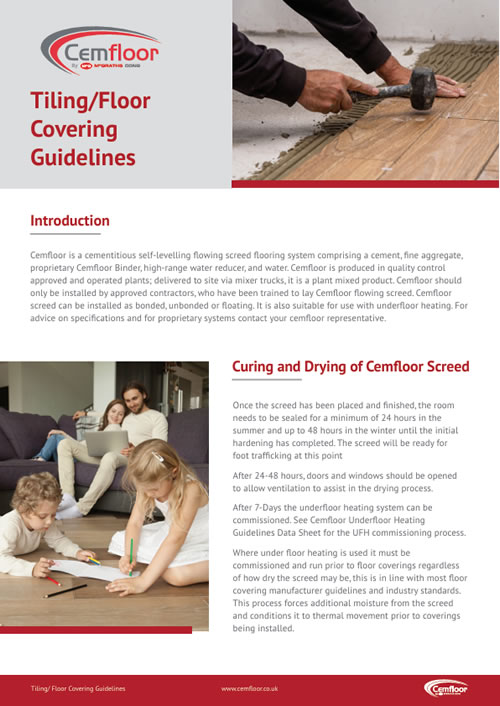 Tiling/Floor Covering Guidelines